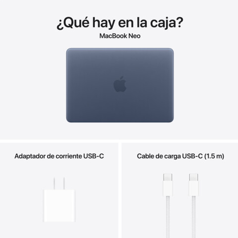 MacBook Neo A18 Pro 8GB RAM 512GB SSD 6C-CPU 5C-GPU Touch ID Indigo MacBook Neo A18 Pro 8GB RAM 512GB SSD 6C-CPU 5C-GPU Touch ID Indigo