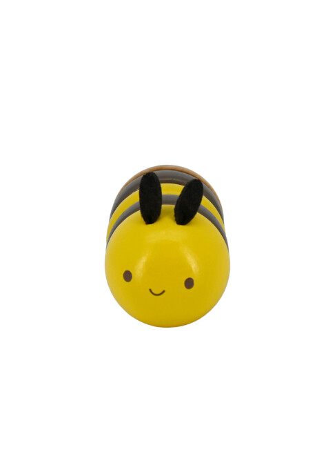 Abeja inquieta de madera Sin color