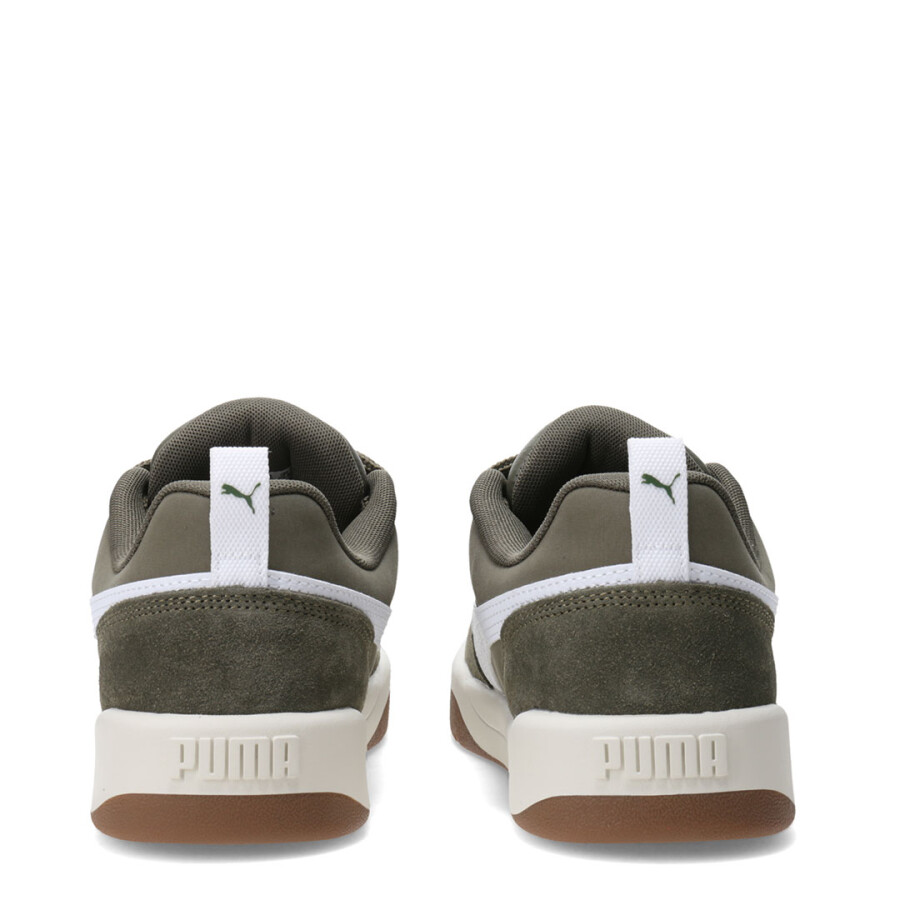 Championes de Hombre Puma Park Lifestyle Street Verde - Blanco