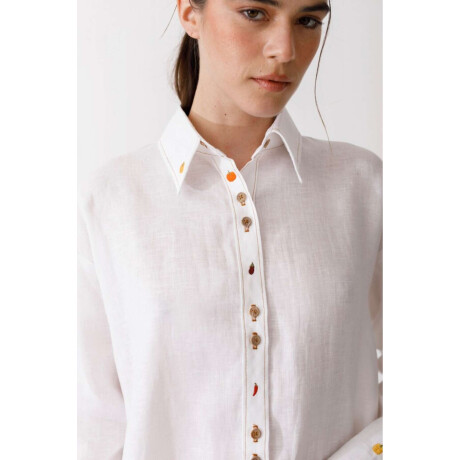 PRE VENTA CAMISA ONDA FRUIT Blanco