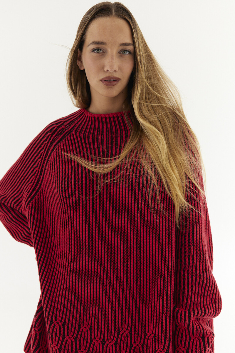 Sweater Twist Bordo