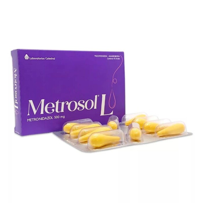METROSOL L OVULOS X 10 CJ única