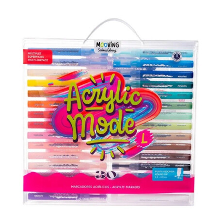Marcador Mooving Acrilico x 30 Marcador Mooving Acrilico x 30