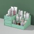 Caja Organizadora Grande Cosméticos Escritorio Tocador Color Variante Verde