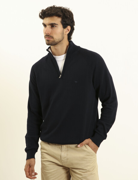 470451 REMERA HARRINGTON LABEL Azul Oscuro