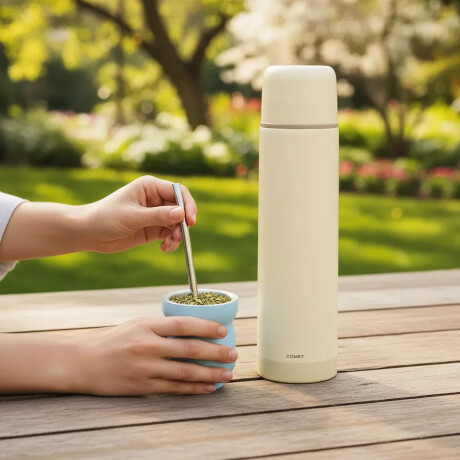 Set Matero Termo Bala 750ml +mate 140ml +bombilla regalo Celeste