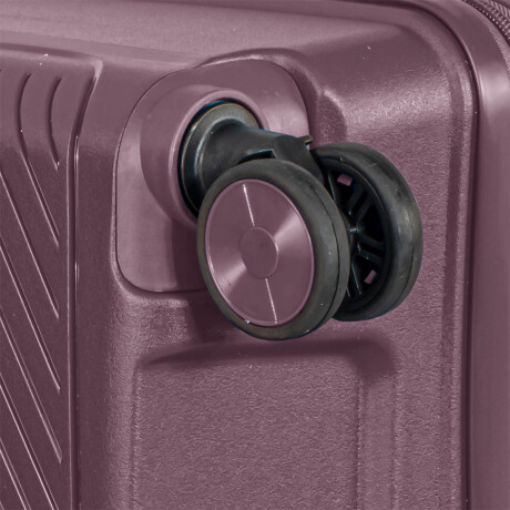 Valija Rígida 20'' Resistente Impermeable 4 Ruedas Violeta