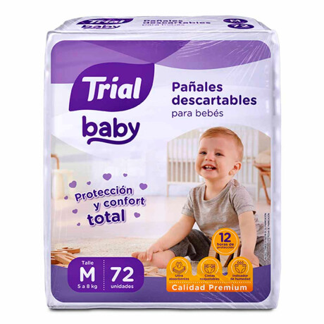 Pañal Trial Premium M 72 Unidades Pañal Trial Premium M 72 Unidades