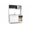 KIT DE COCINA - INTEGRADA BLANCO NEGRO