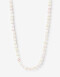 Collares Largos Color Collar Largo Cubitos Glass - Blanco Crema