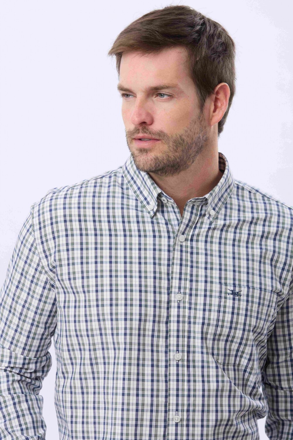 CAMISA CUADROS Azul