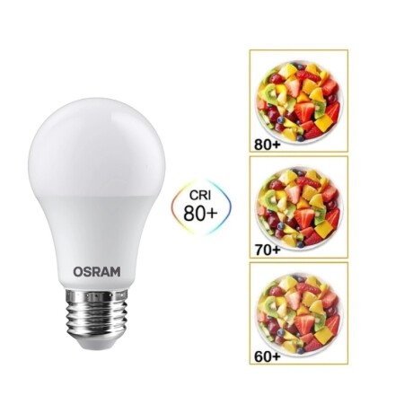 LAMPARA LED OSRAM 9W - 3000K Lámpara LED E27 9W Luz Cálida OSRAM