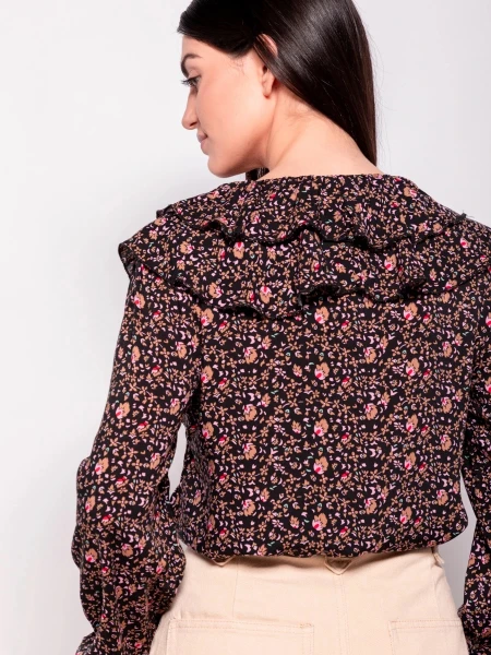 BLUSA ALLIE MARTINETA NEG FLOREA