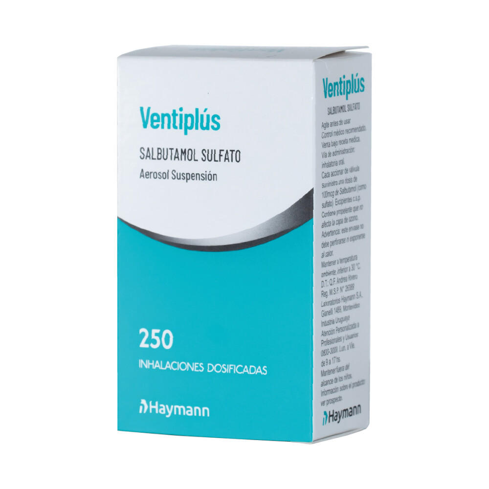 VENTIPLUS AEROSOL X 250 DOSIS CJ única