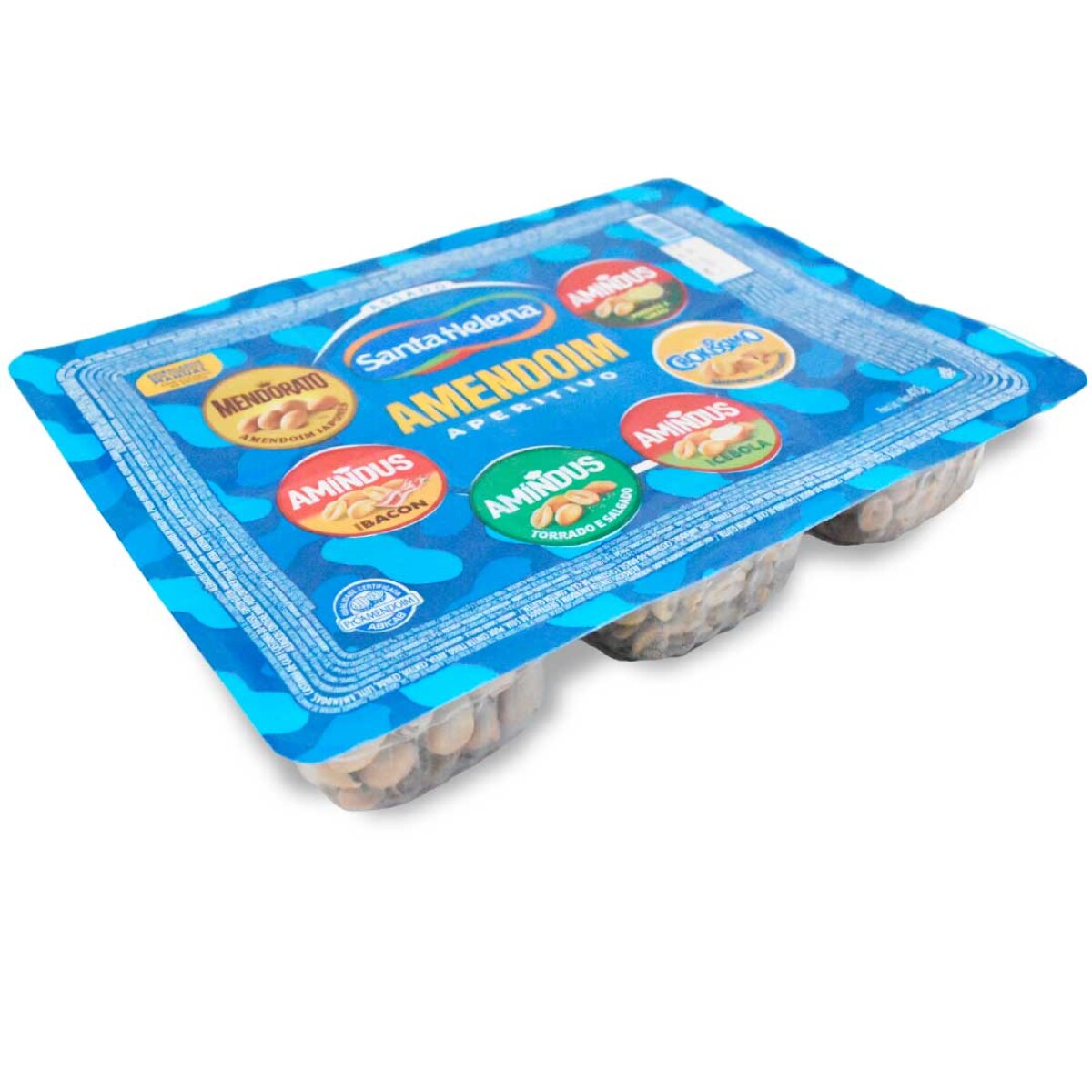 SNACK BANDEJA MANI AMINDUS 410G C/6 SABORES 