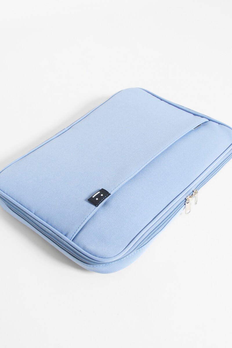 Porta laptop classic smiley celeste