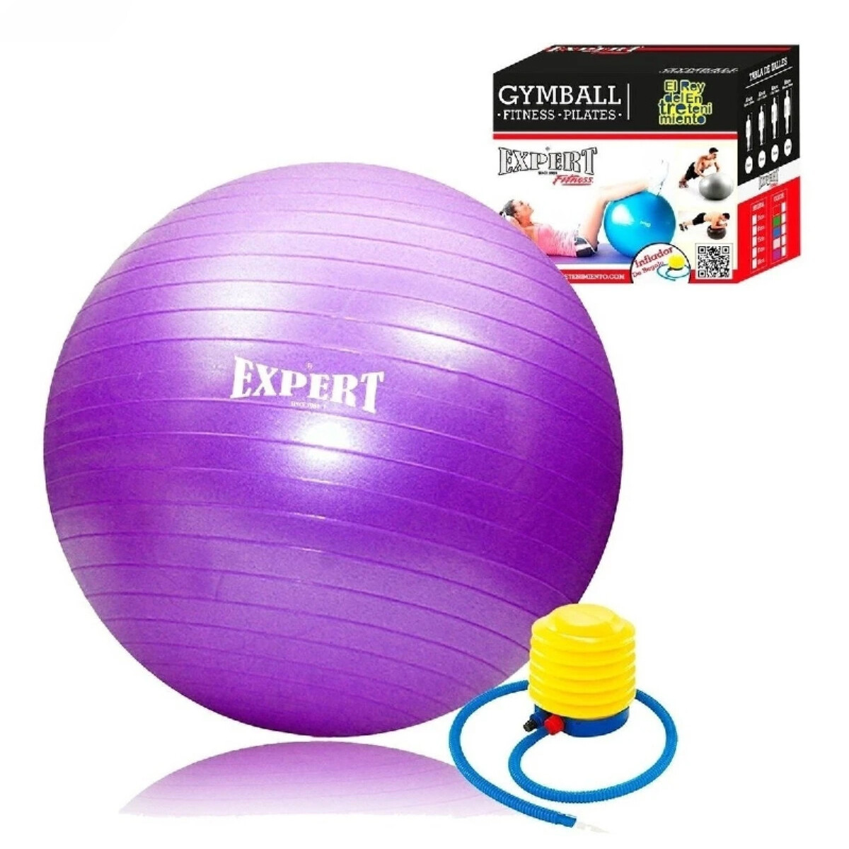 Pelota De Pilates Gymball+ Inflador - 65 cm 