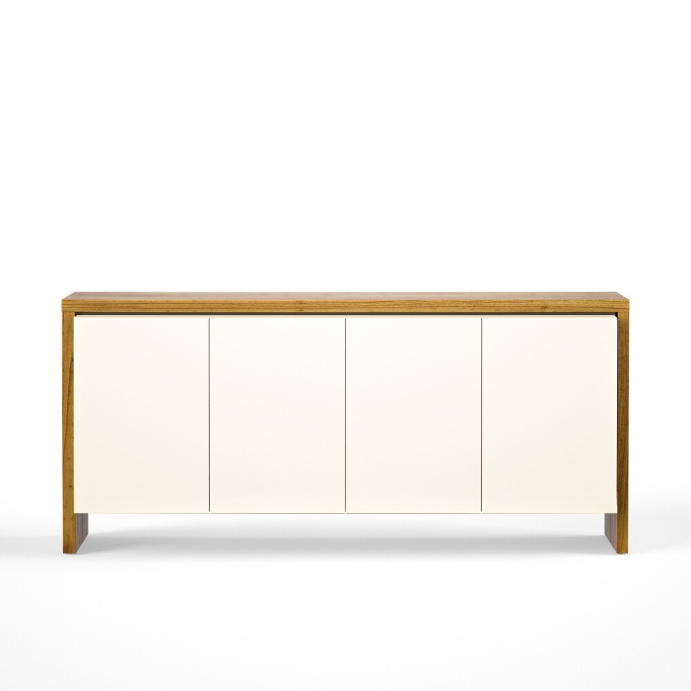 Aparador Buffet NORD 1.8 - Linea Manhattan Off White / Cinamomo