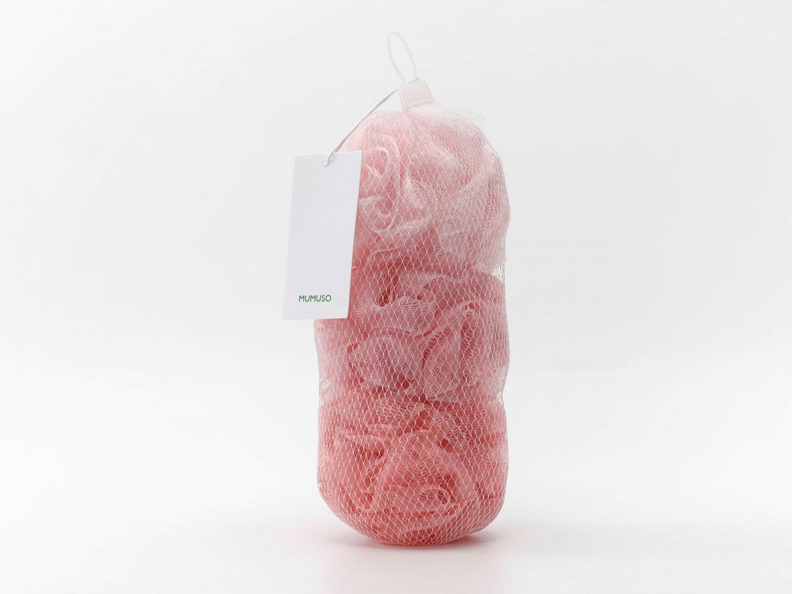 ESPONJAS DE BAÑO DE LUFA (3 PIEZAS/ROSA) 