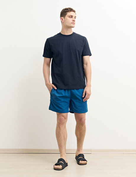 450402 SHORT HARRINGTON LABEL Azul Piedra