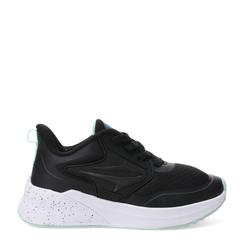 Championes Infantiles Topper Negro - Verde Agua