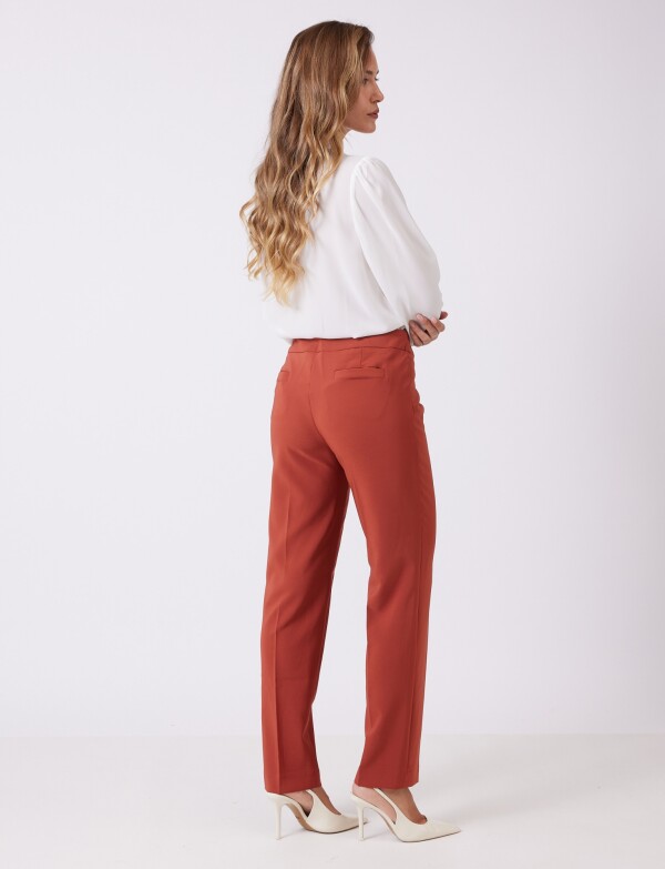 Pantalon Sastrero Slim TERRACOTA