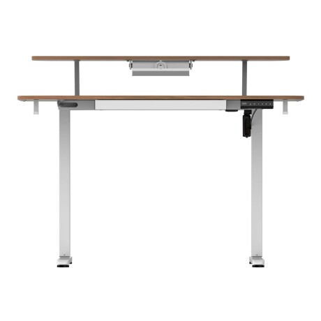 ESCRITORIO REGULABLE METAL-Y-MDF MARRON AILERON