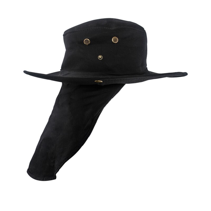 Sombrero Explorador con Cubrenuca Arye Negro
