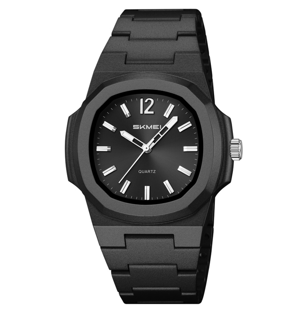 Reloj Skmei 2382bksi Analógico Negro Con Detalles Plateados Unisex 