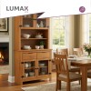 Cristalero Aparador Madera 4 Puertas 2 Cajones 2 Estantes Lumax Cristalero Aparador Madera 4 Puertas 2 Cajones 2 Estantes Lumax