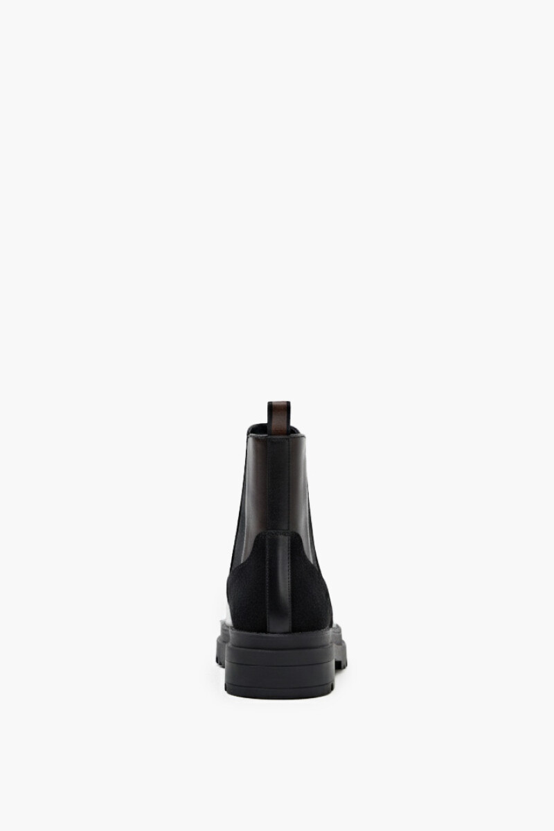 Bota combinada negro