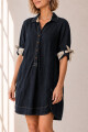 VESTIDO LINO POLO AZUL