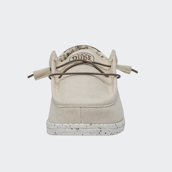 Calzado Hey Dude Wally Stretch Canvas Beige