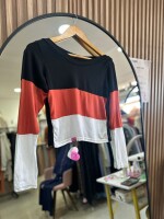 Remera California Negro|terracota|blanco