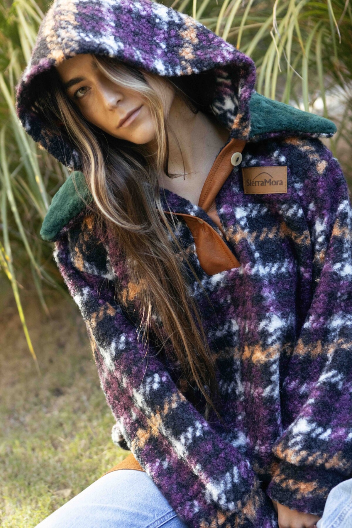 Buzo Crazy Bear Violeta / Verde