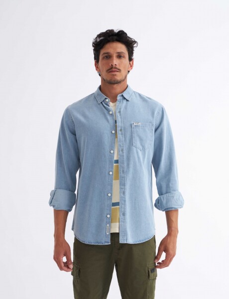 Camisa Axel Light Blue