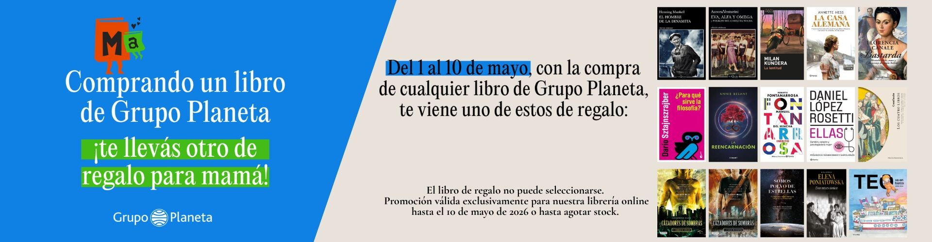 Promo Planeta Día de la madre