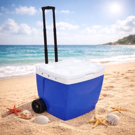 CONSERVADORA CON RUEDAS 42 LITROS MOR AZUL CONSERVADORA CON RUEDAS 42 LITROS MOR AZUL