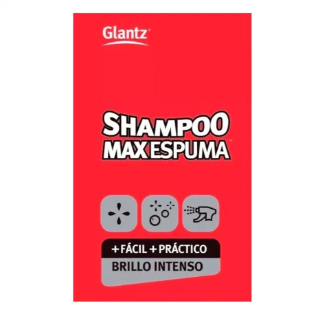 Shampoo Max Espuma Gatillo Glantz Hts Rojo