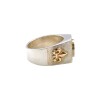 Anillo Mesa-Plata y Oro-Piedra Onix-AN5173 conpiedra