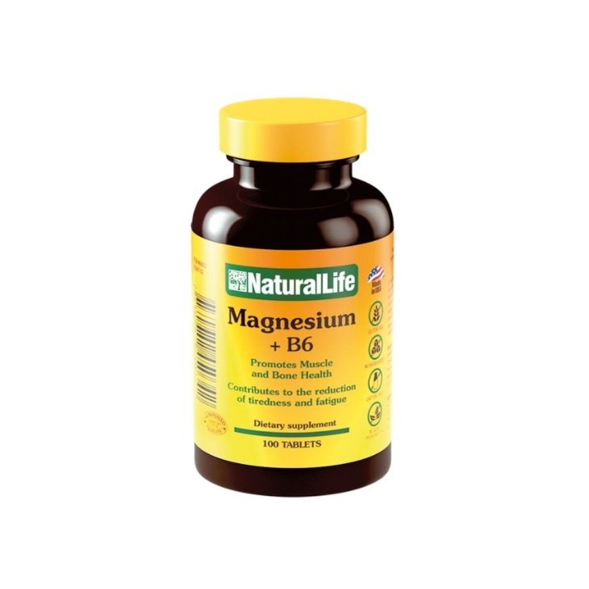 Natural Life Magnesium + B6 100caps 