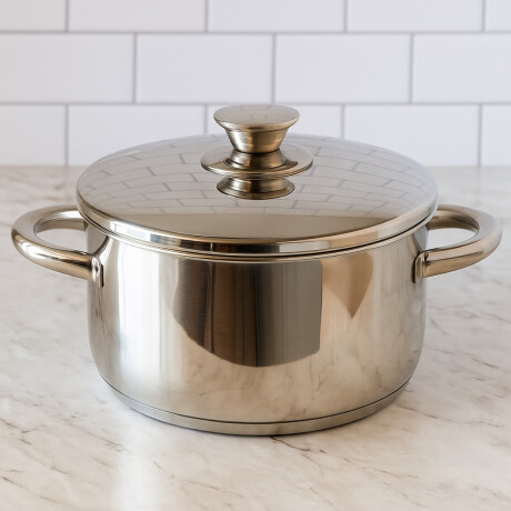 Cacerola inox con tapa Vitrocor 20cm 2.5lts Cacerola inox con tapa Vitrocor 20cm 2.5lts