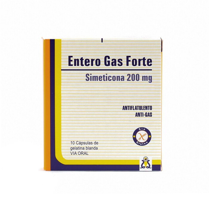 ENTERO GAS FORTE CJ X 10 CAPSULAS única
