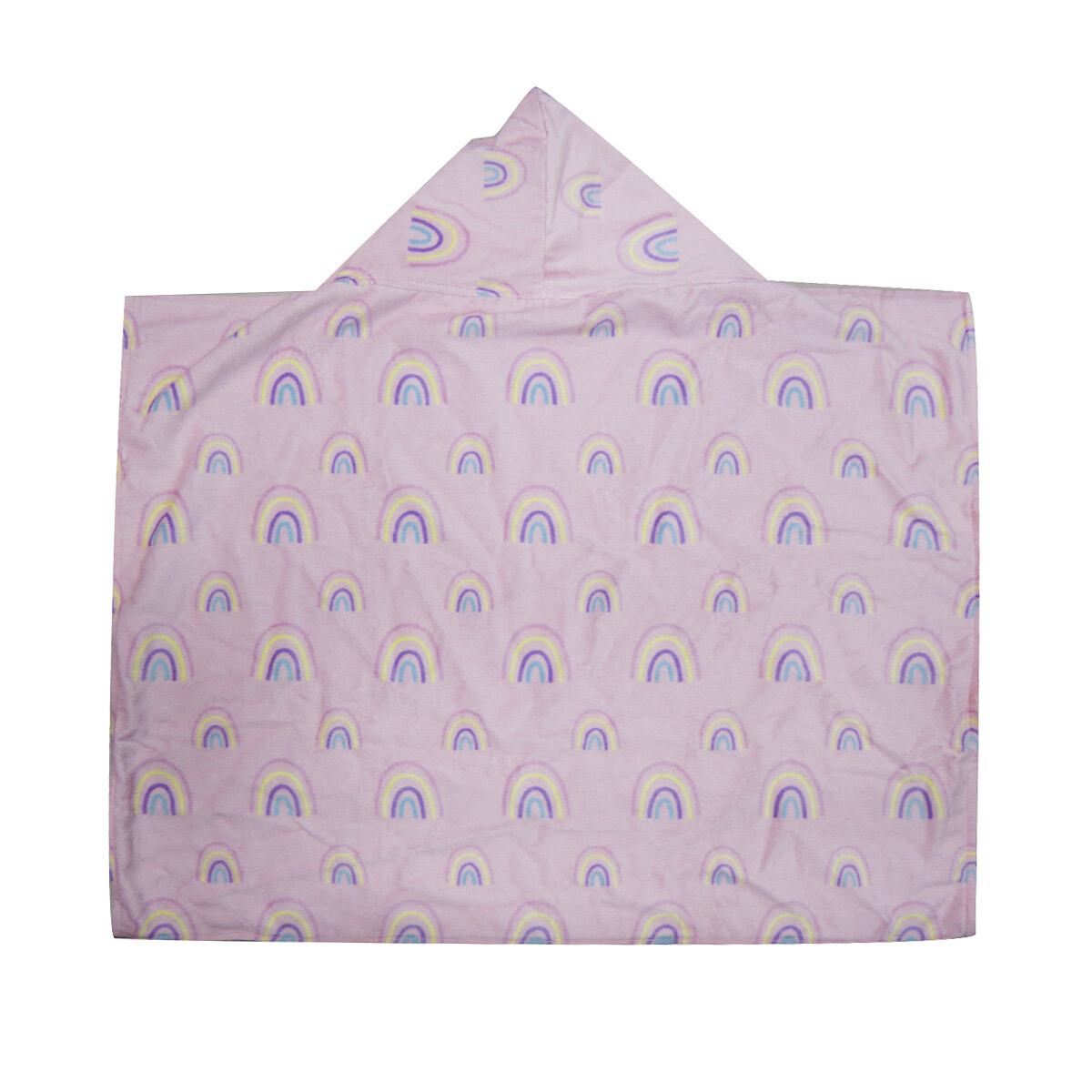 Toalla Con Capucha Bebé Döhler Velour 90 x 70 cm - 604 ARCO IRIS 