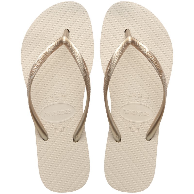 Ojotas Havaianas Slim Flatform Beige
