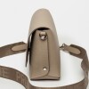 Bandolera Menorca En Cuero Graneado Taupe