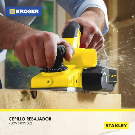 CEPILLO REBAJADOR 750W ANCHO 82MM STPP7502 STANLEY ++ N/a