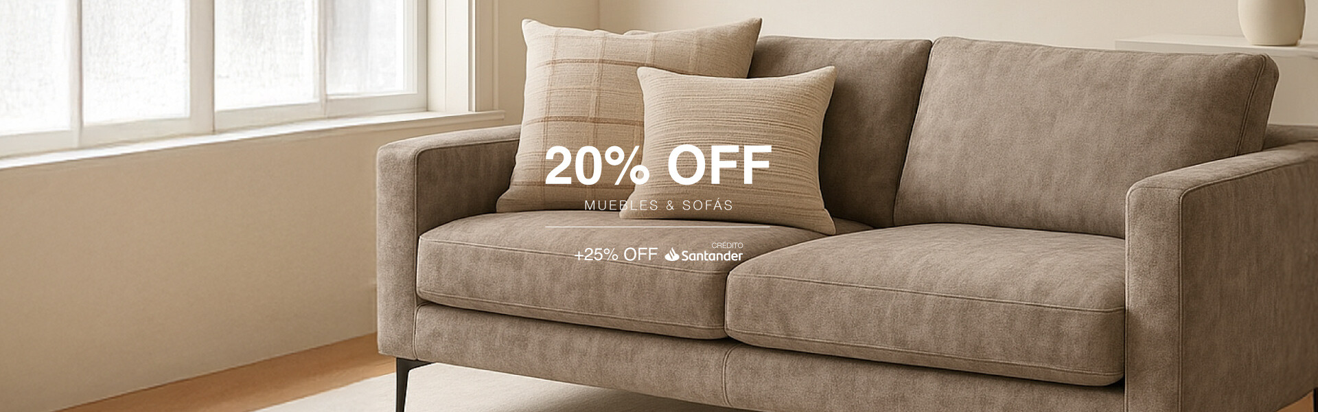 Día D 12/02 - Home 20% MUEBLES LANDING