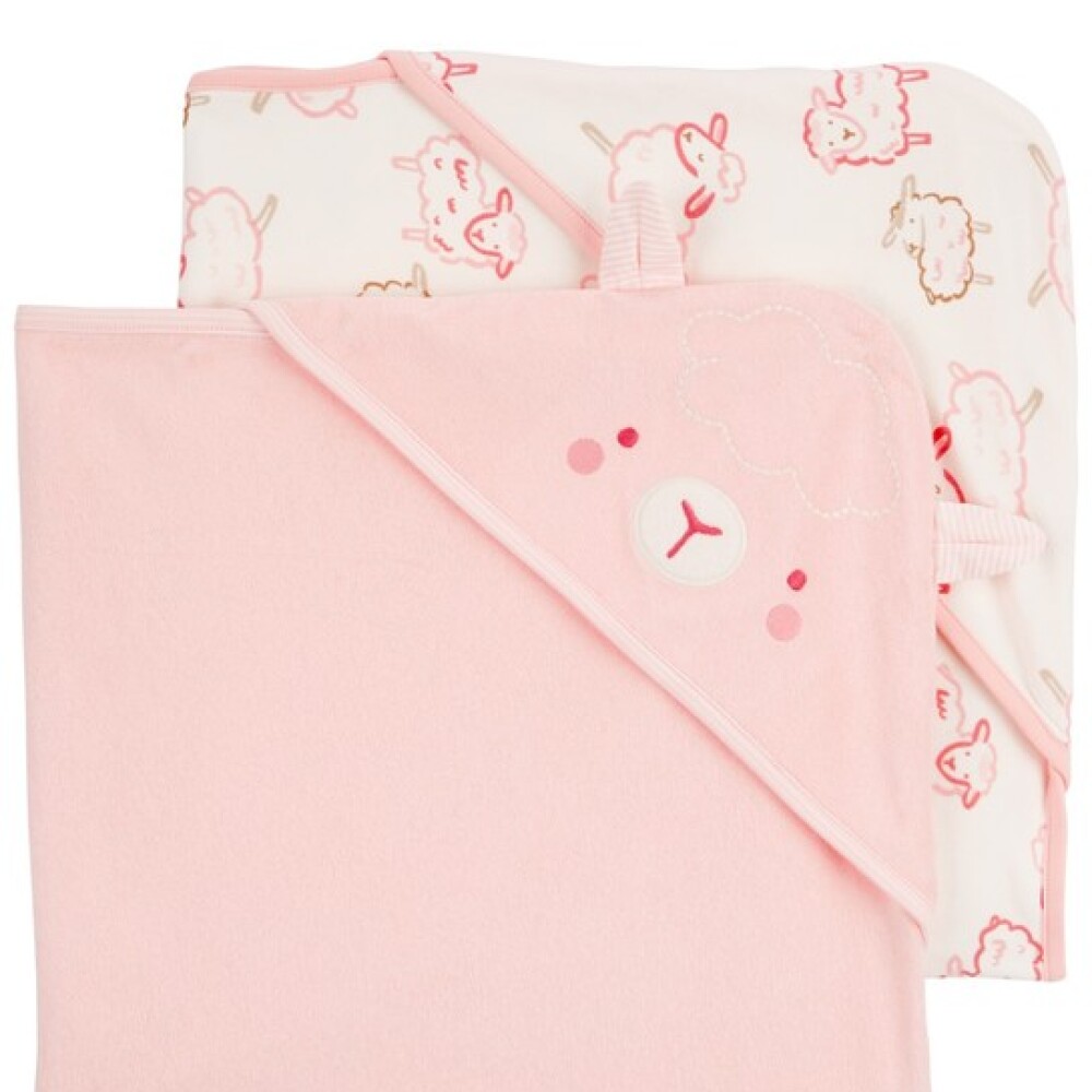Set x2 toallas carters PREMIUM rosa
