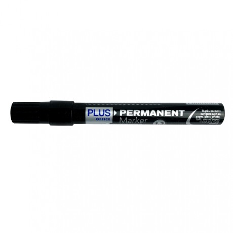 Marcador Plus Office Permanente 1.3 mm Negro